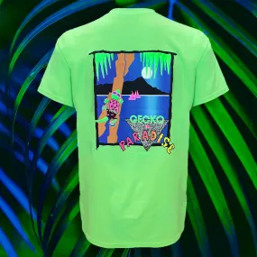 1988 Gecko In Paradise - Neon Green Limited Edition Tee