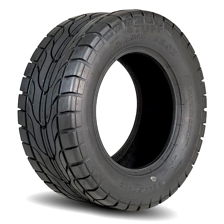 22x9.5-12 RHOX Street Directional Golf Cart Tire - 22" Tall