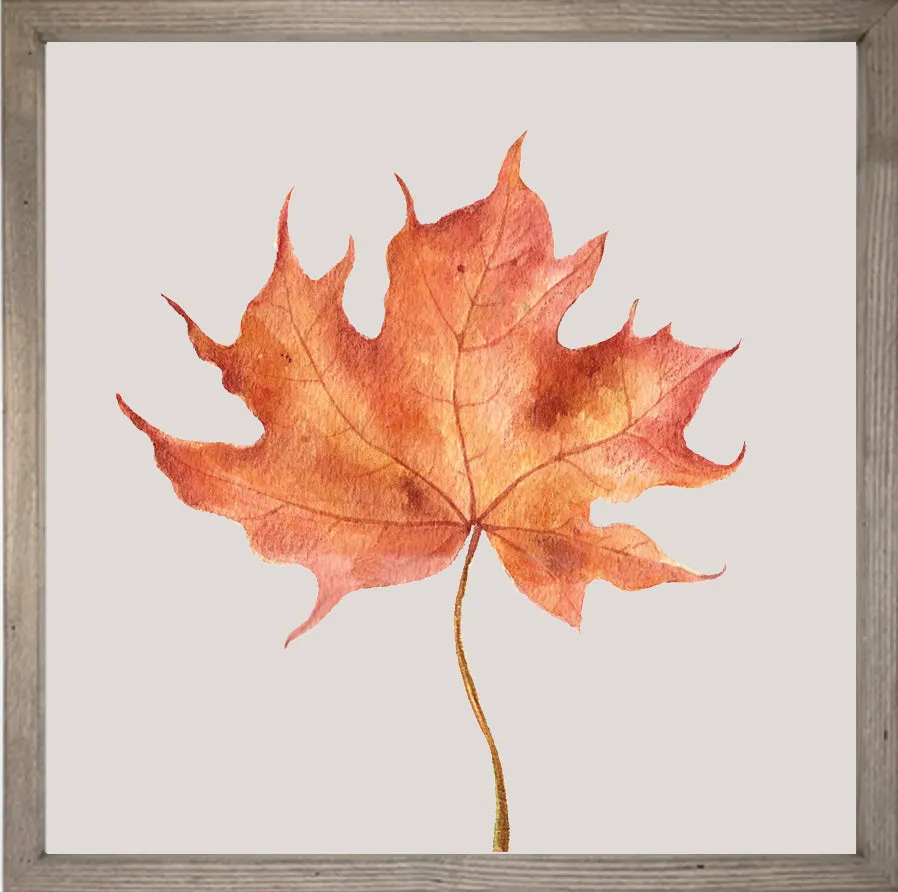 24x24 Textured Fall Leaves