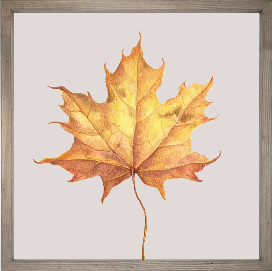 24x24 Textured Fall Leaves