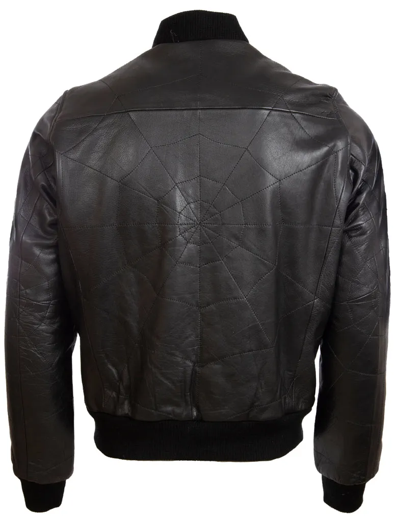 4FZ5 Men's Web Bomber Jacket - Black/Black