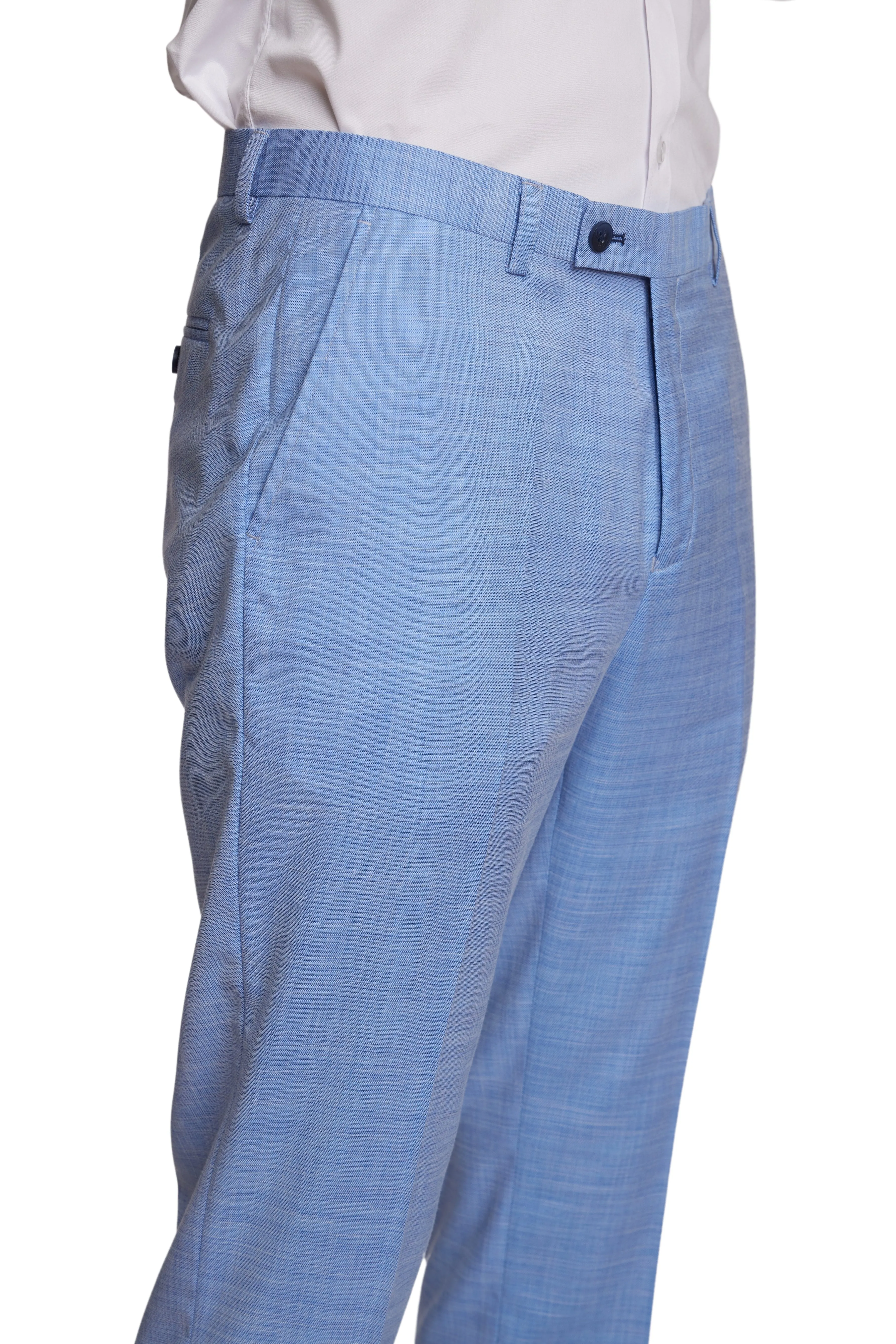 Big & Tall Downing Pants - Light Blue Shark