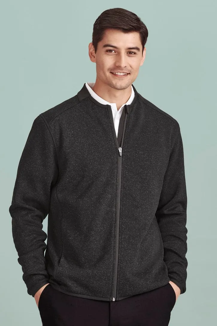 Biz Care Nova Men's Knit Jacket CO342MJ