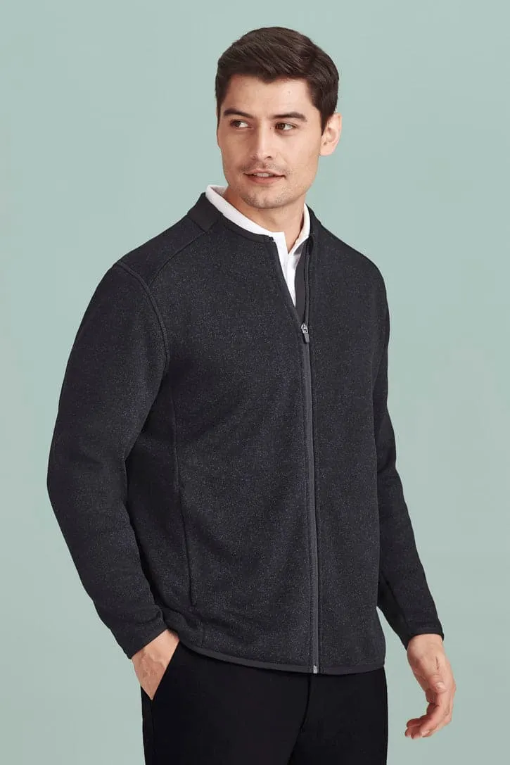 Biz Care Nova Men's Knit Jacket CO342MJ