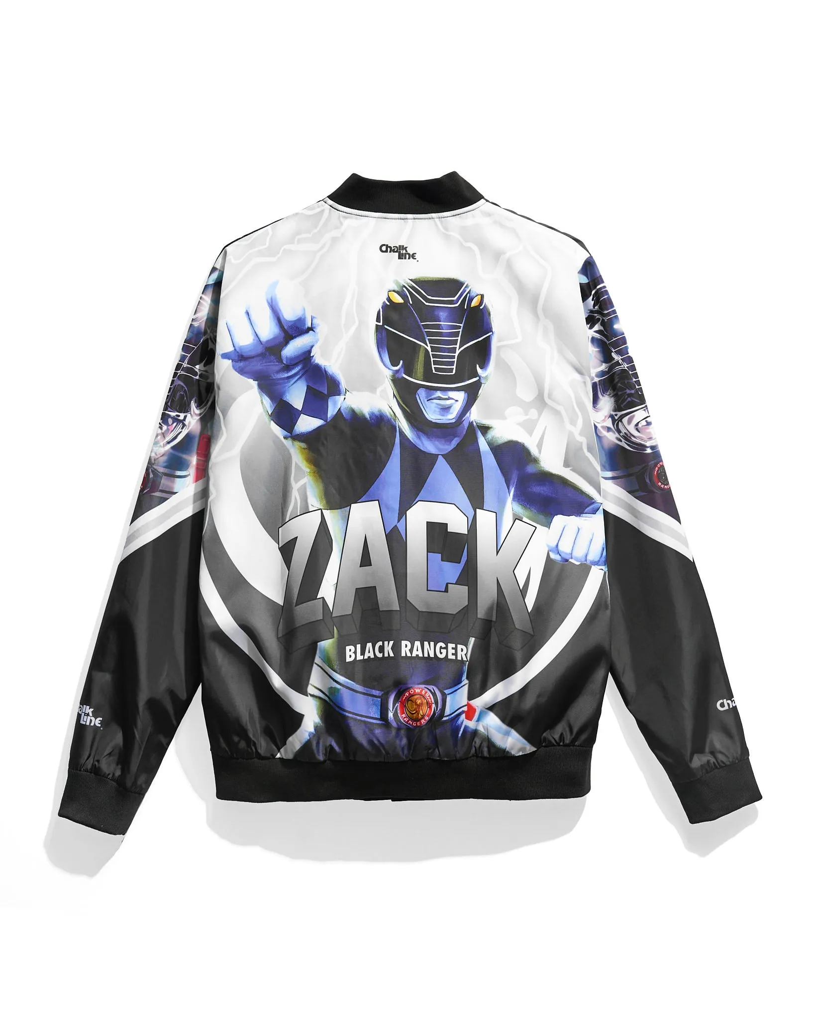 Black Ranger Power Rangers Retro Fanimation Jacket