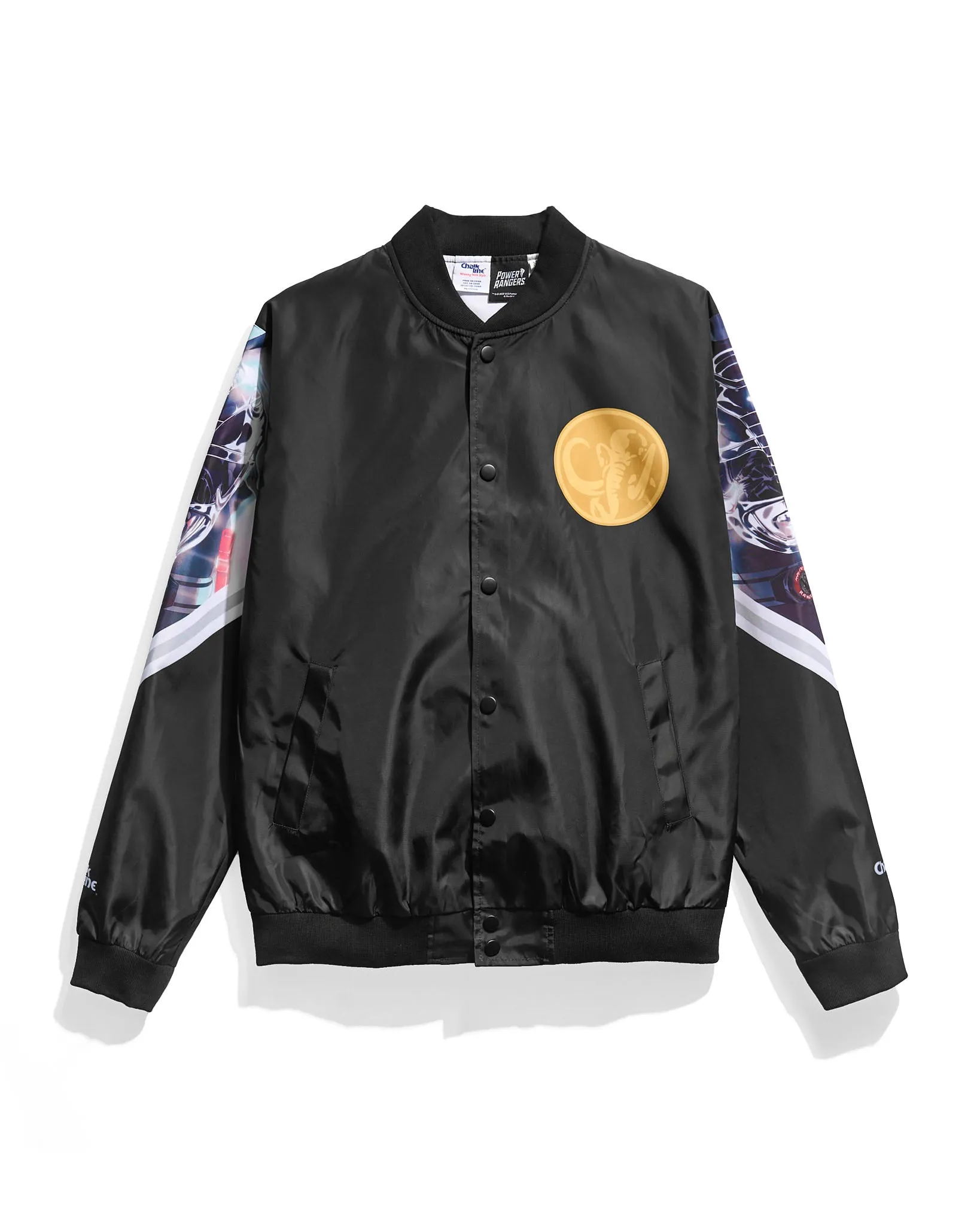 Black Ranger Power Rangers Retro Fanimation Jacket