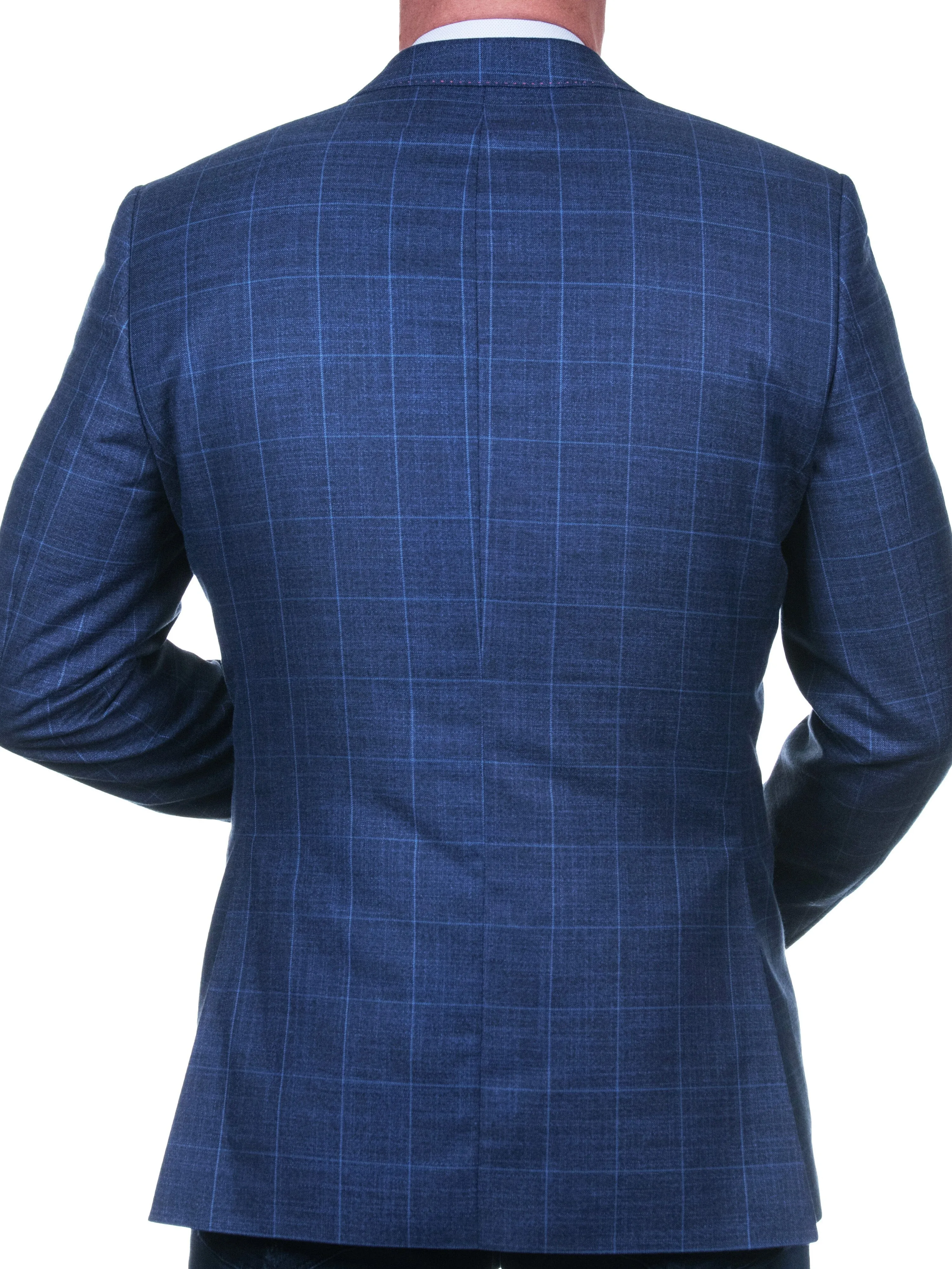 Blazer Bethoven PlaidBlue Blue