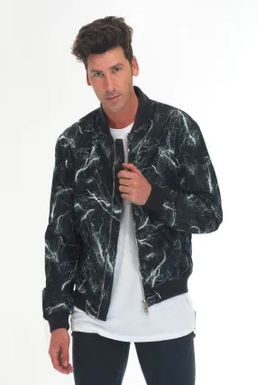 Bolt Bomber Jacket - Black