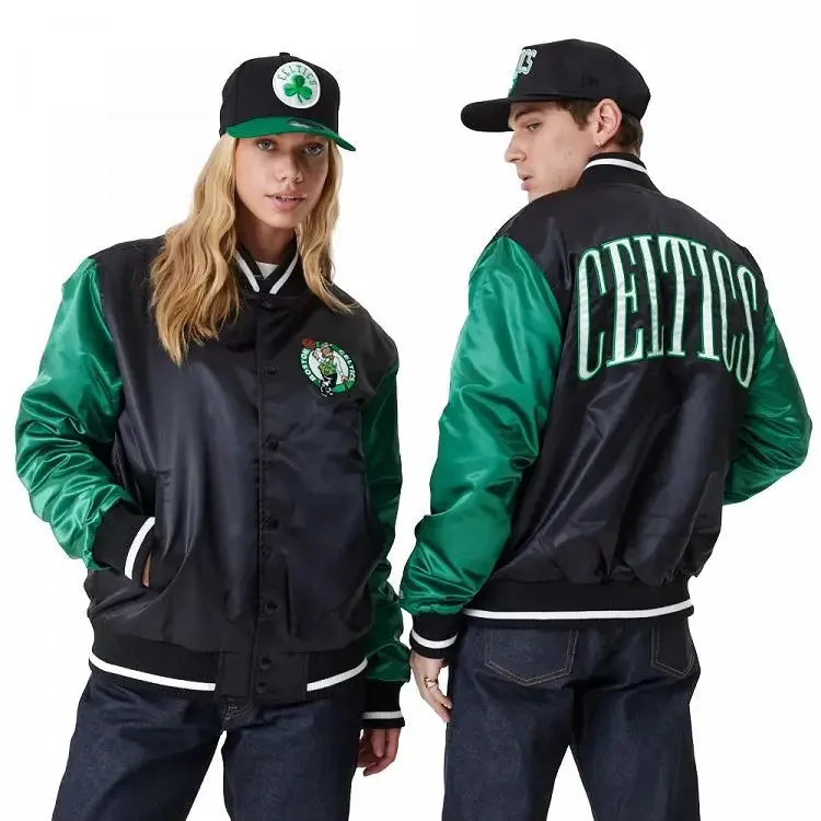 BOMBER BOSTON CELTICS NBA SATIN