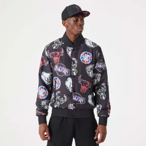 BOMBER NBA ALL OVER PRINT LOGO