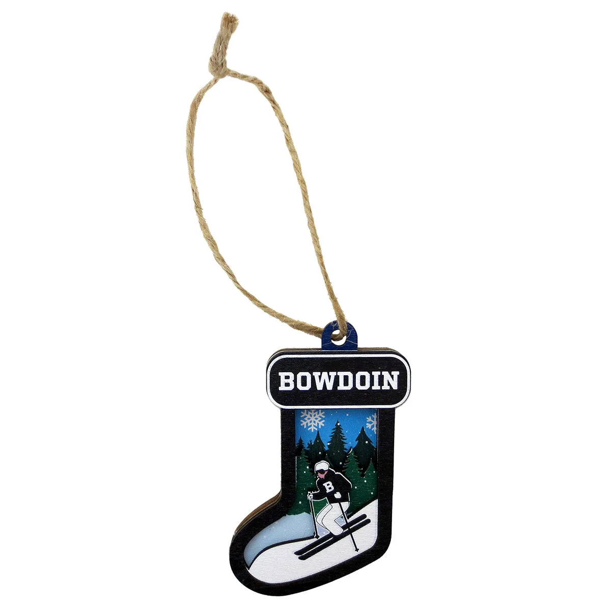 Bowdoin Stocking Ornament