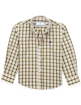 Boys Seasonal Sportshirt Olive Grove