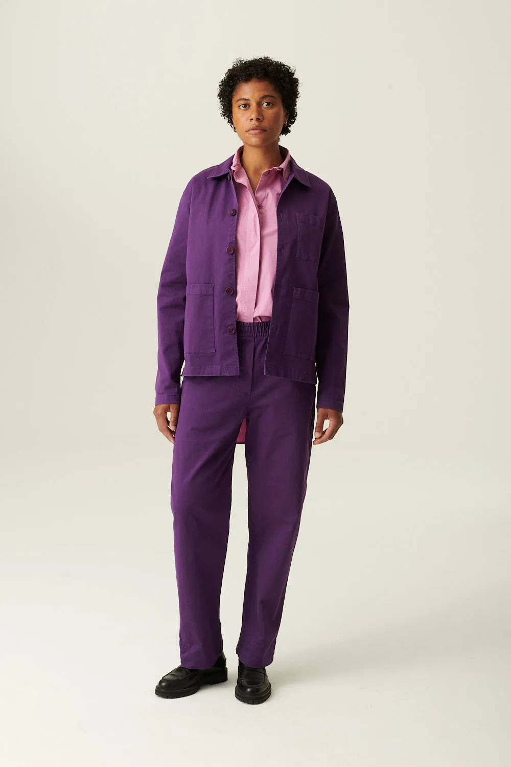 CAMERON GARMENT DYED TWILL - IMPERIAL PURPLE