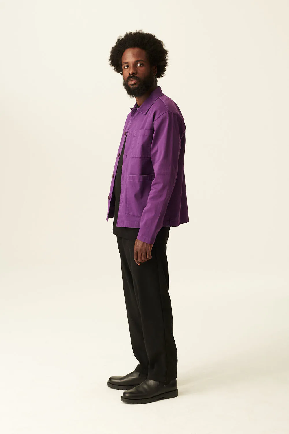 CAMERON GARMENT DYED TWILL - IMPERIAL PURPLE