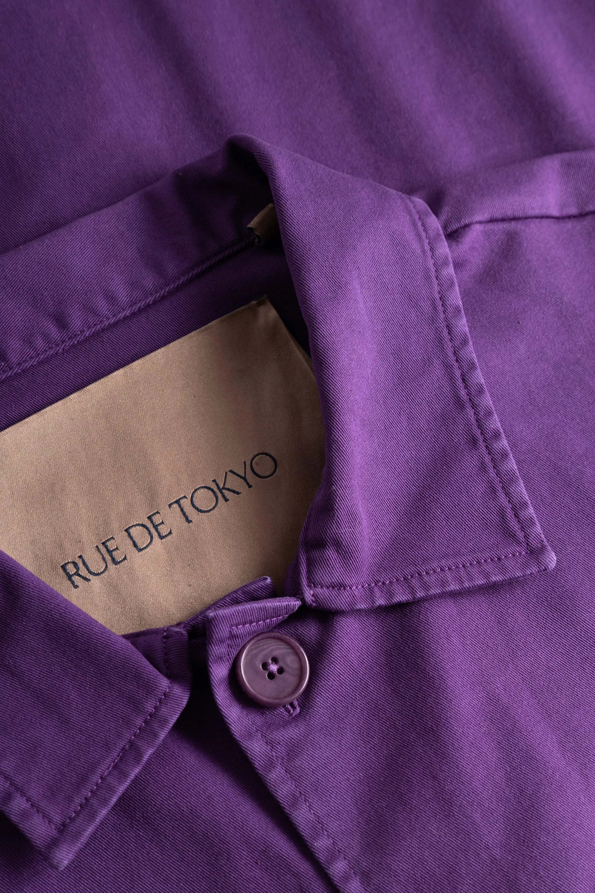 CAMERON GARMENT DYED TWILL - IMPERIAL PURPLE