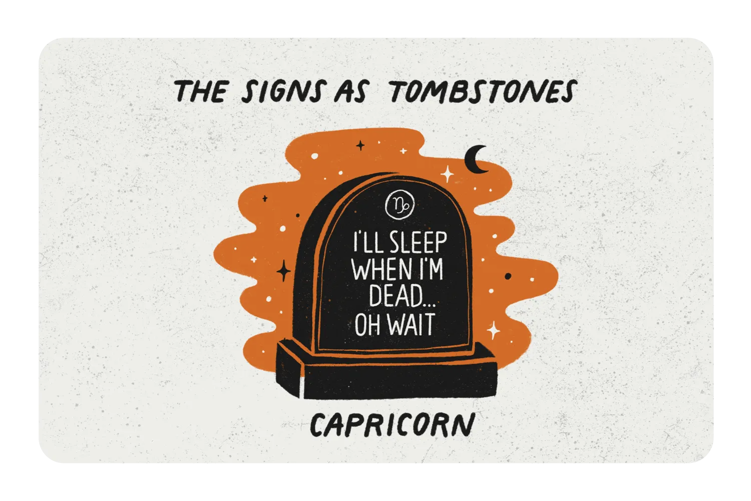 Capricorn as a Tombstone