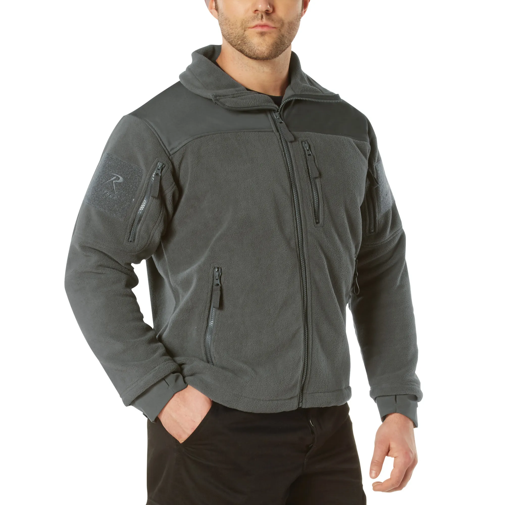 Charcoal Grey - Spec Ops Tactical Fleece Jacket