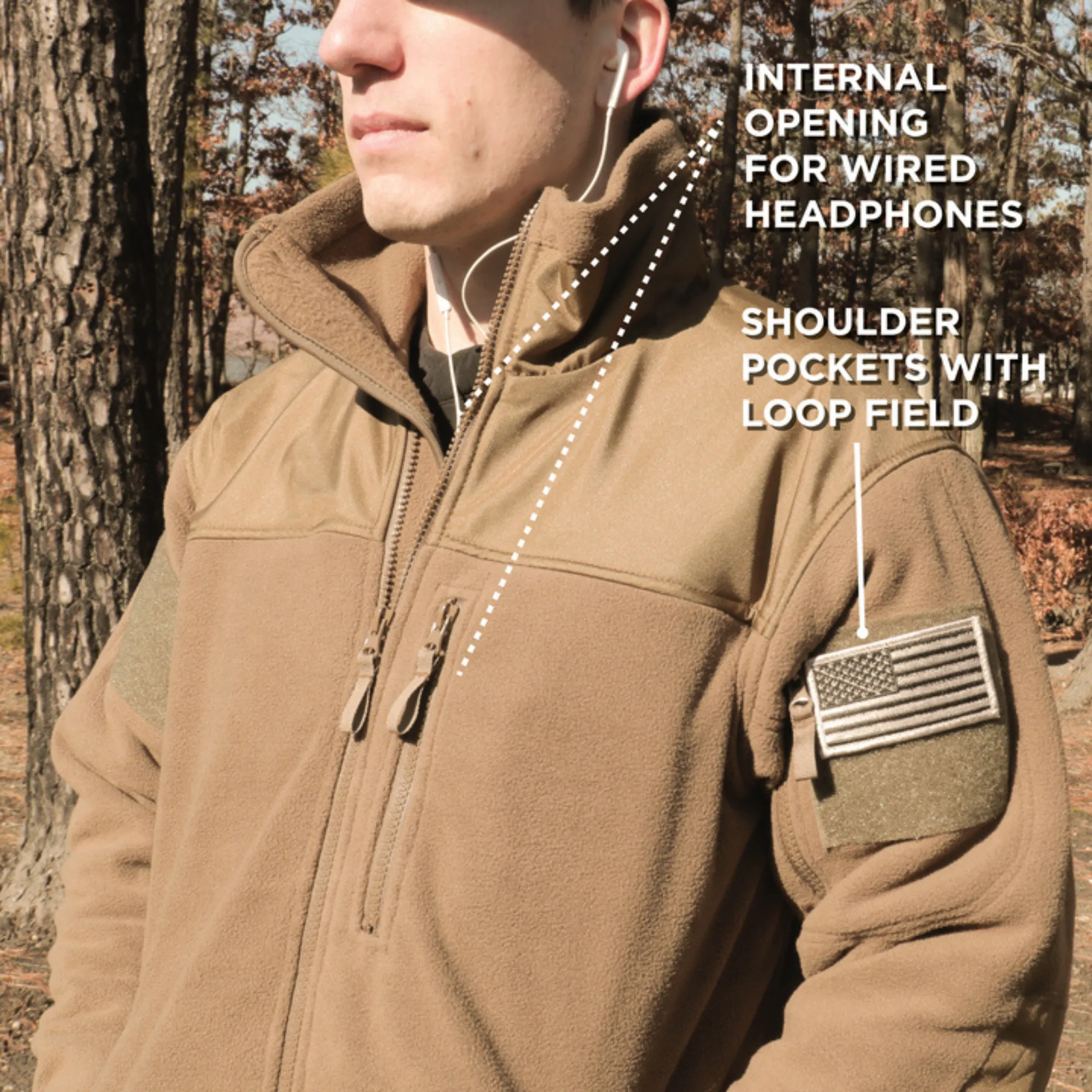 Charcoal Grey - Spec Ops Tactical Fleece Jacket