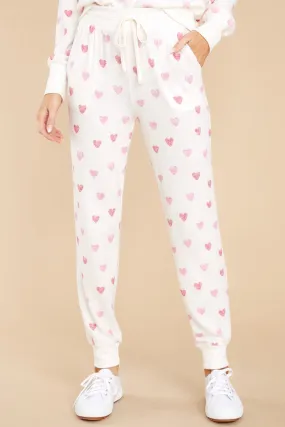 Comfy Bone Heart Jogger