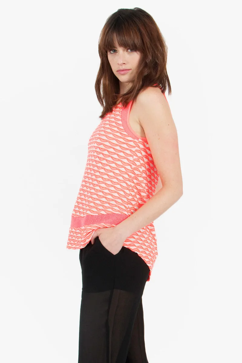 Coral Web Top