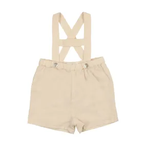 Cream Linen Overalls