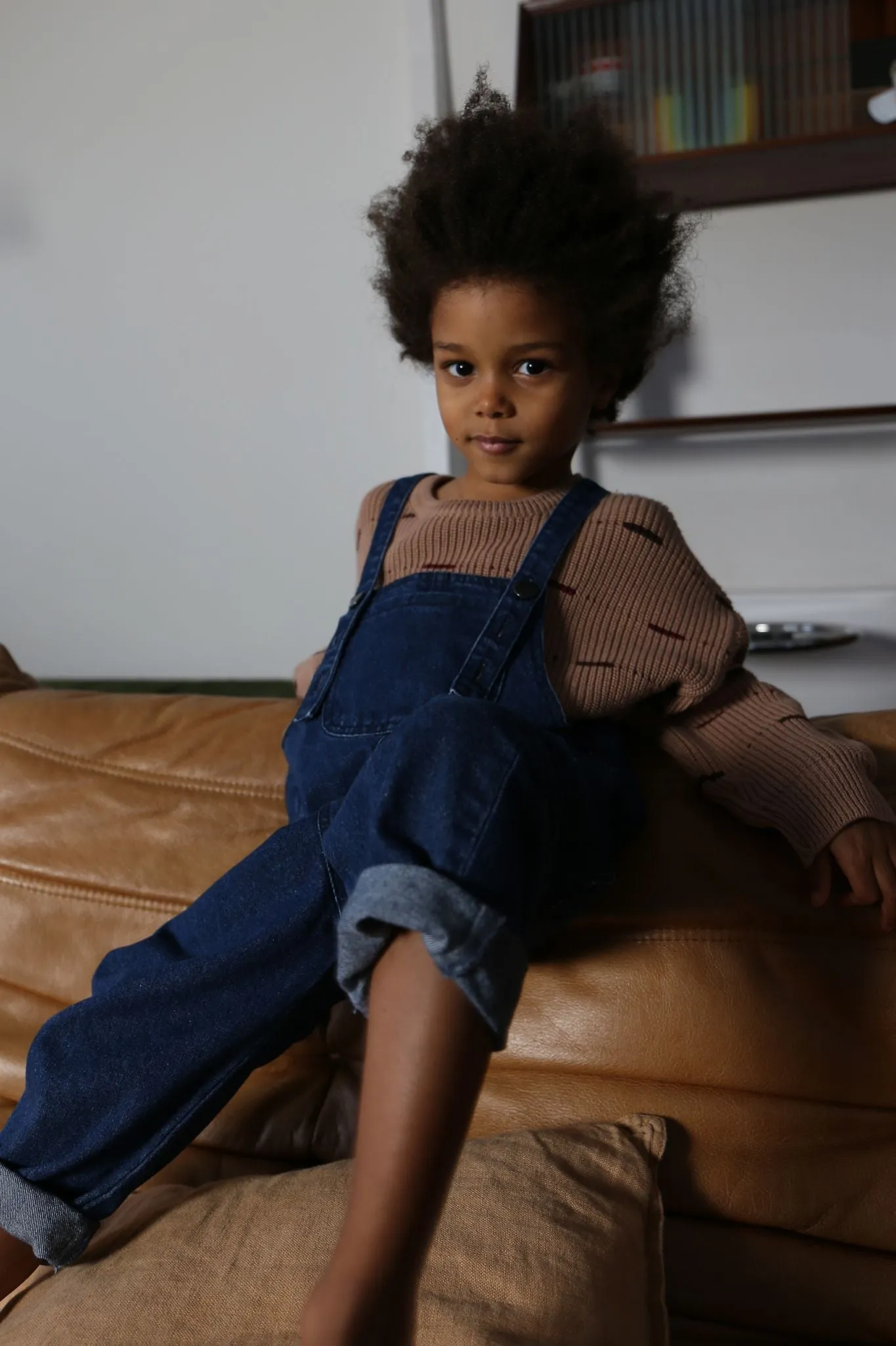 daily brat London denim overall indigo