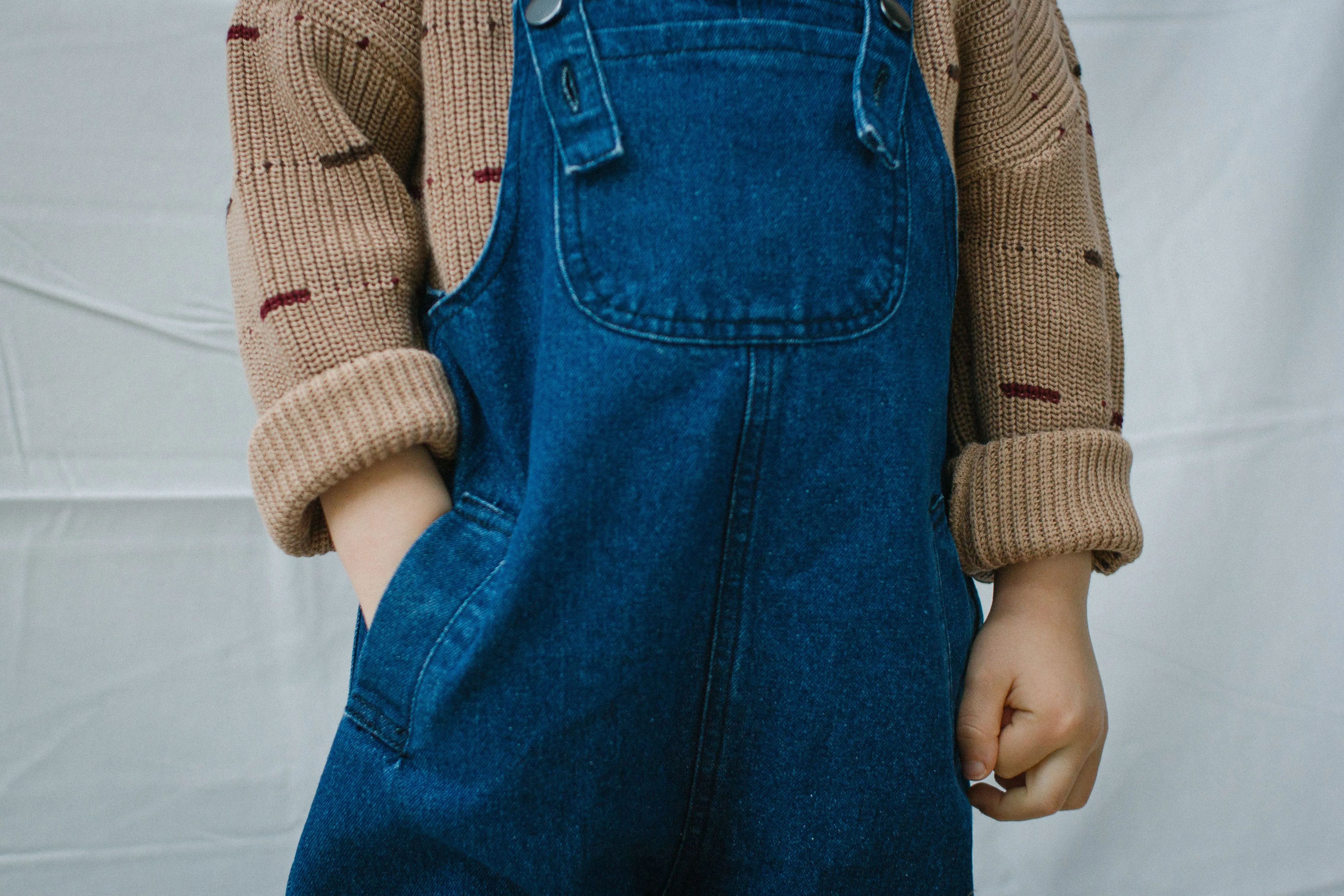 daily brat London denim overall indigo