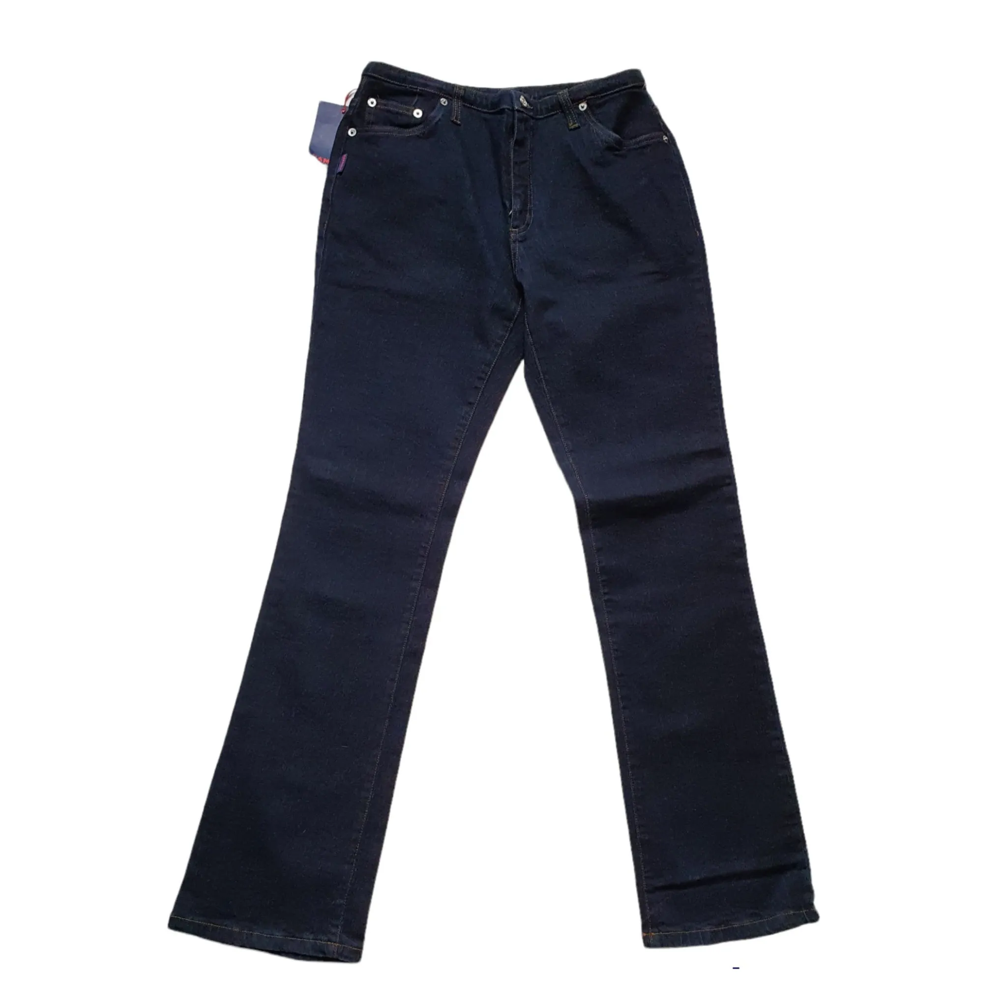 Dark Denim Mid Rise Bootcut Jeans - Kathrine Hamnet W28