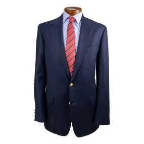 Dark Navy Wool Flannel Blazer (42XL)