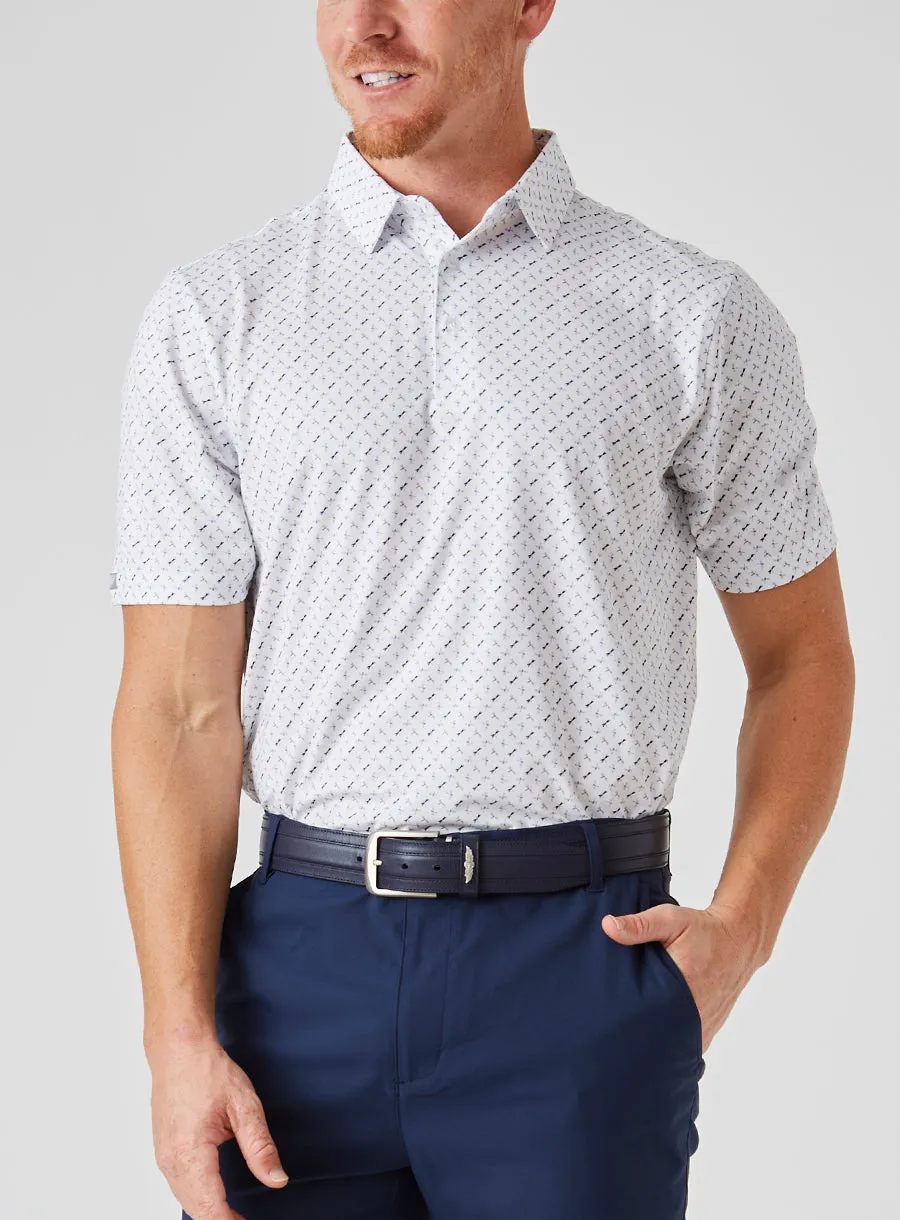 Dragon Plaid Polo