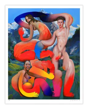 Erik Jones - "Mason, Ayse, Jasmine" print