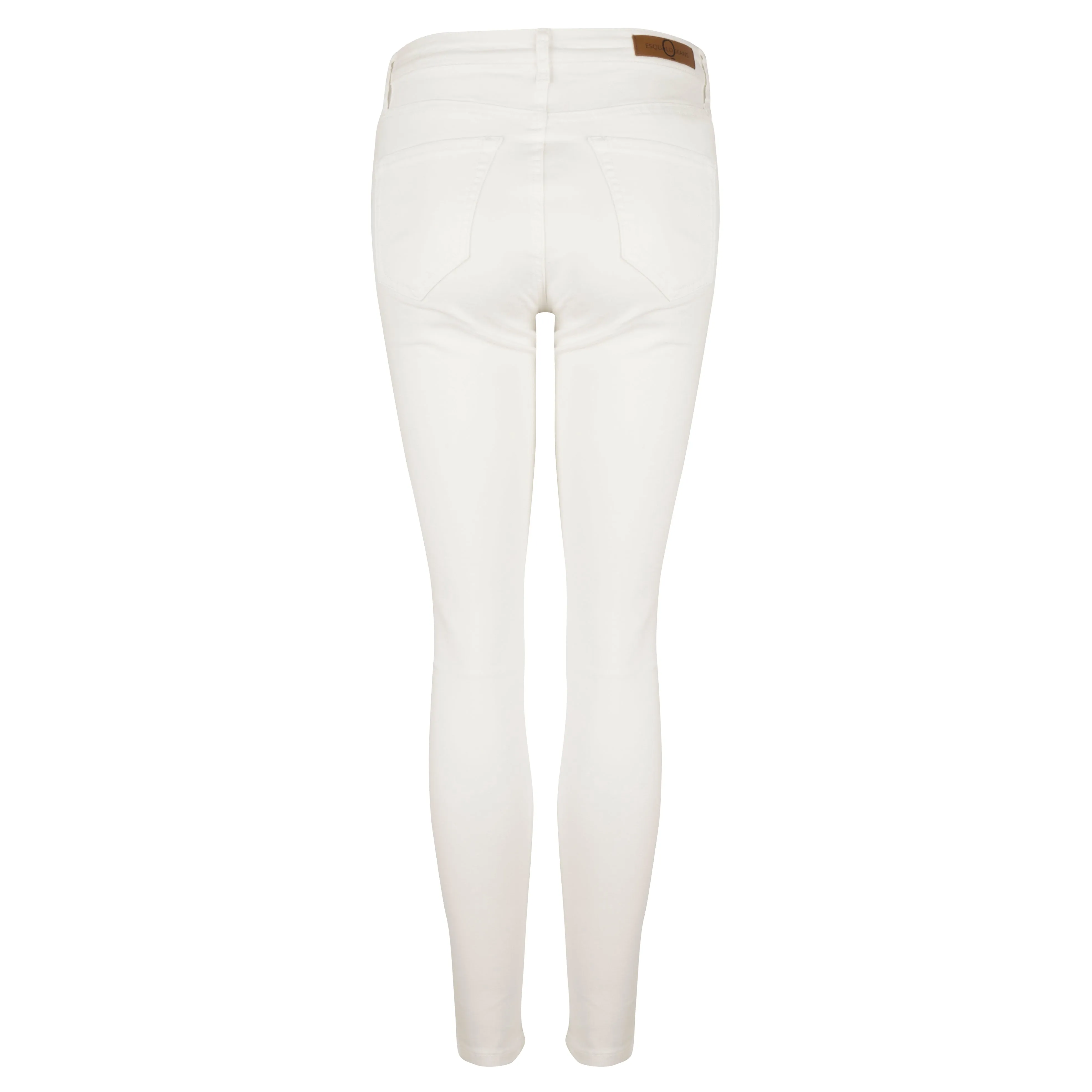 Esqualo - White High Waisted Jeans