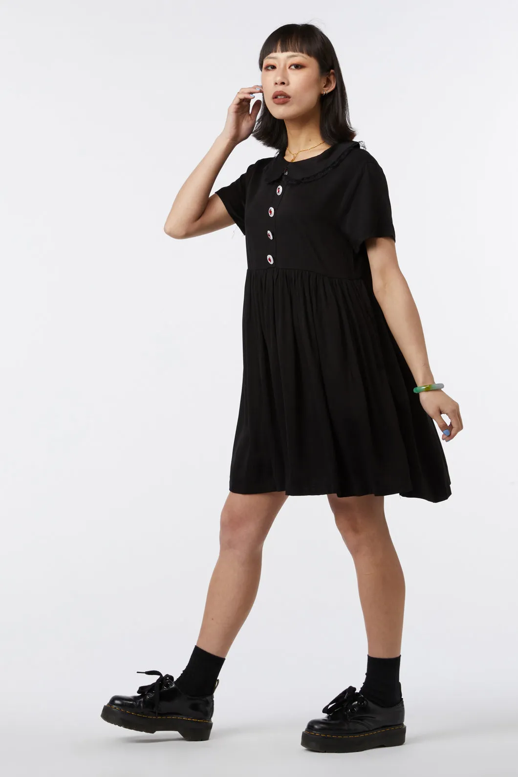 Gem Goth Babydoll Dress