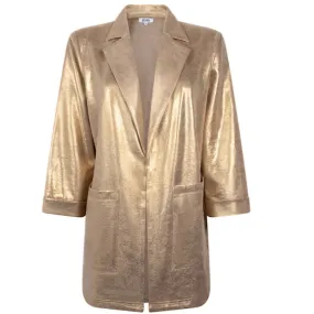 Gouden suedine blazer Wonder