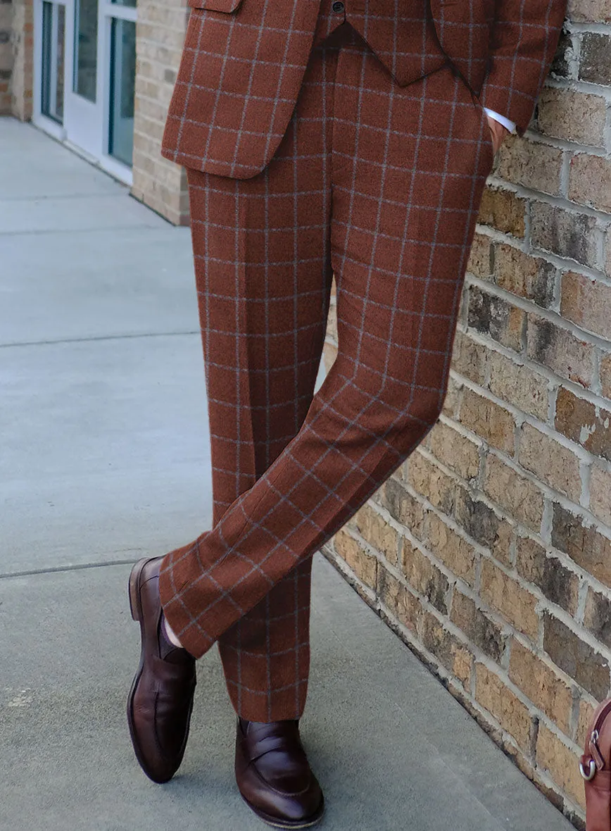 Italian Alonxi Checks Tweed Suit