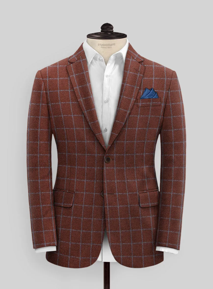 Italian Alonxi Checks Tweed Suit