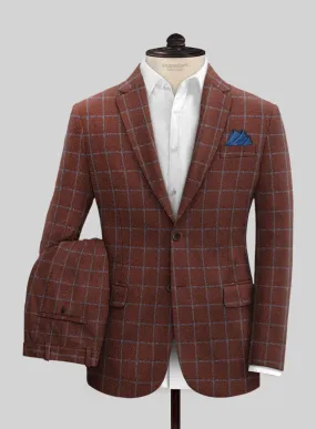 Italian Alonxi Checks Tweed Suit