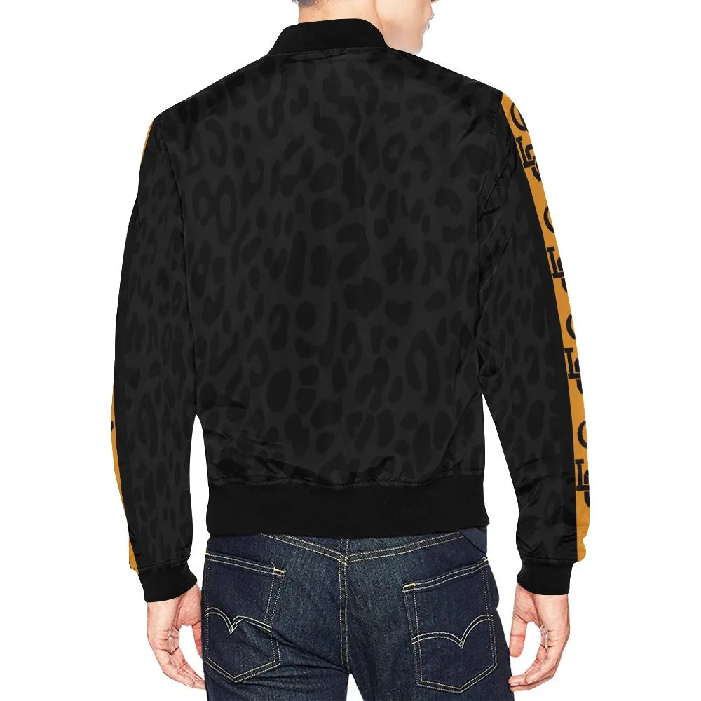 JAGUAR SKIN LCC All Over Print Bomber Jacket for Men