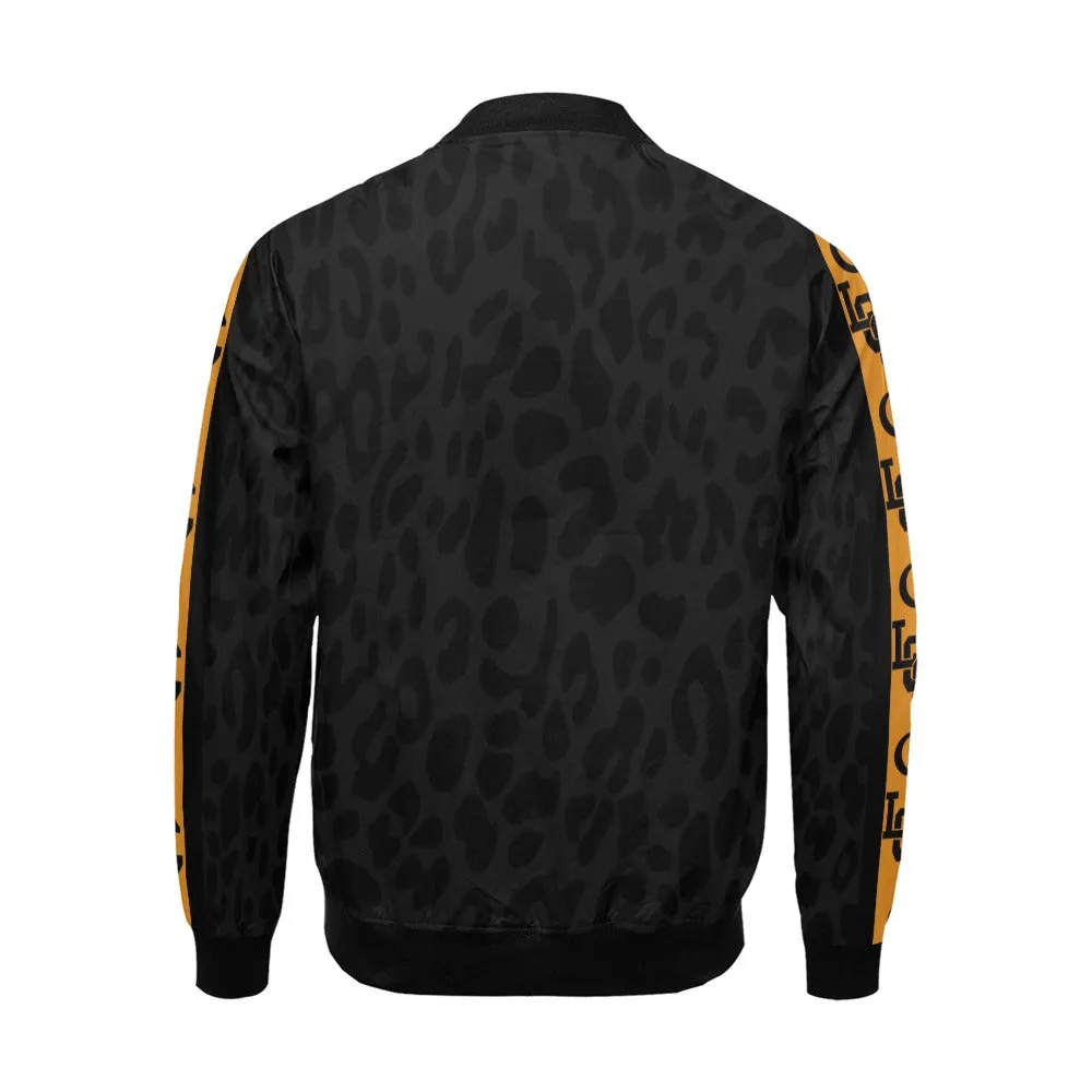 JAGUAR SKIN LCC All Over Print Bomber Jacket for Men