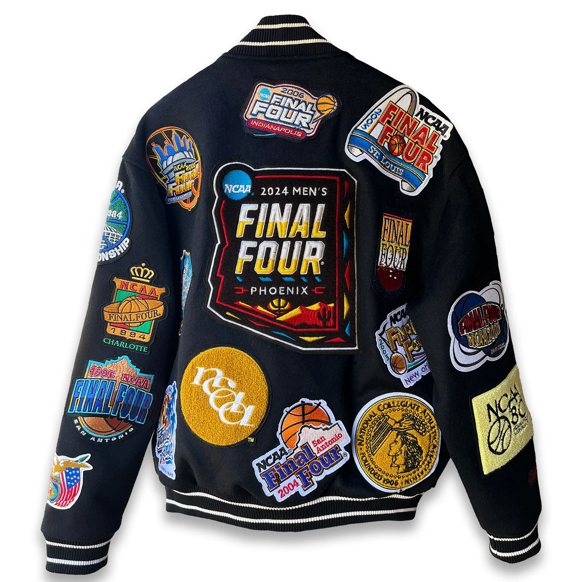 Jeff Hamilton x Retro Brand NCAA Men’s Final Four Wool & Leather Jacket