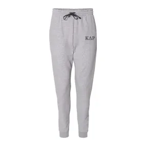 KDR Heather Grey Contrast Joggers