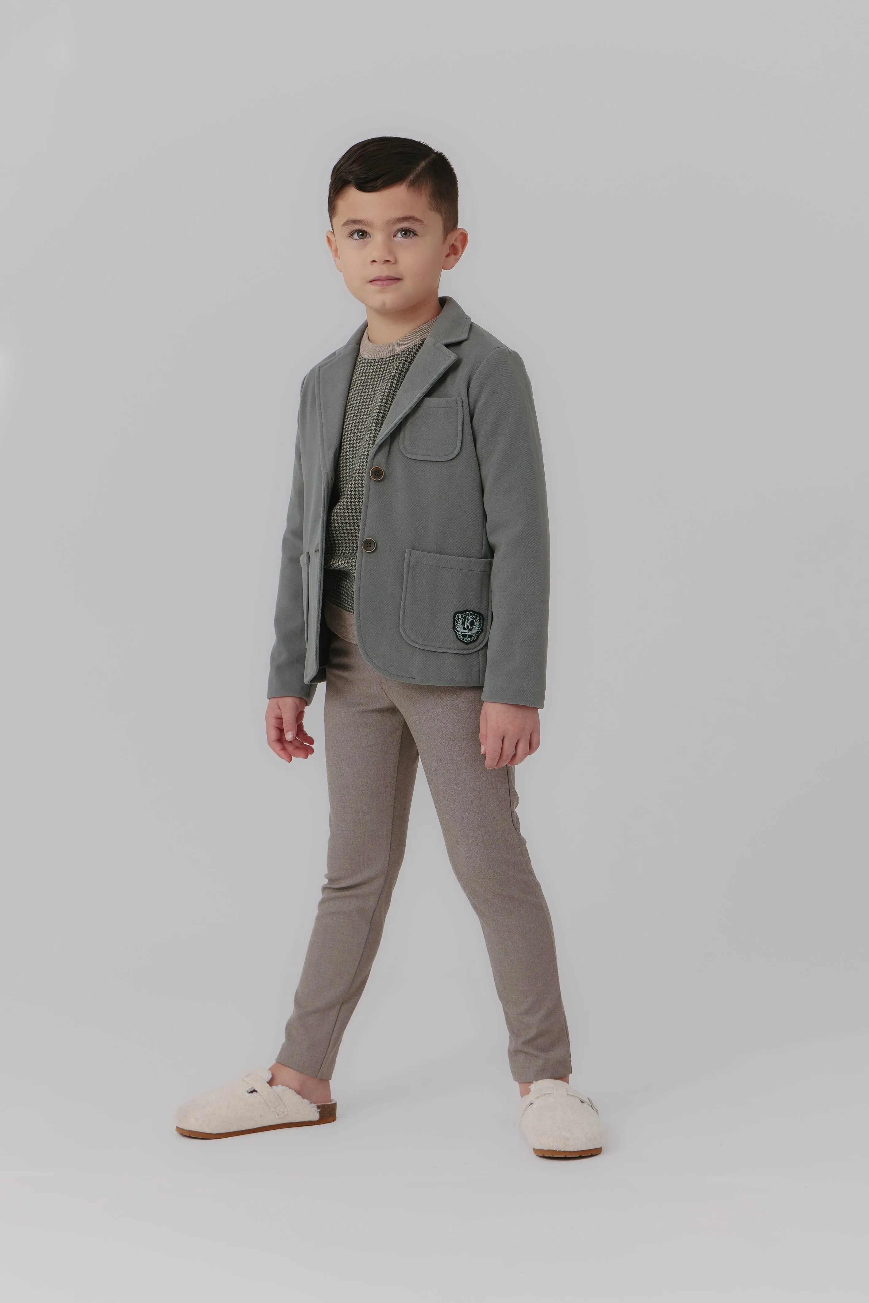 Kipp Vintage Green Wool Blazer