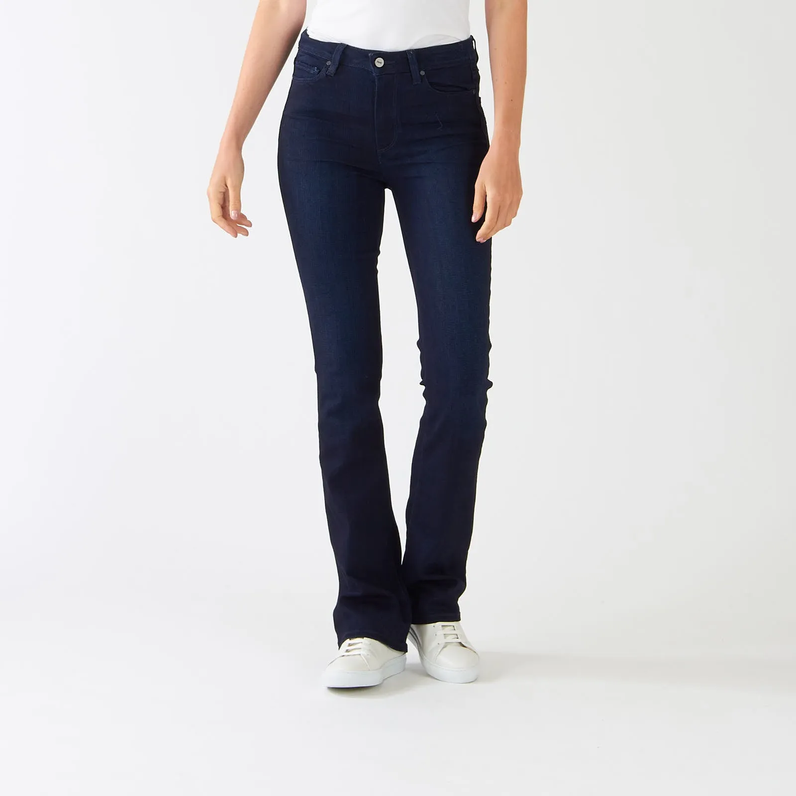 Lana Manhattan Mid Rise Boot Leg Jeans