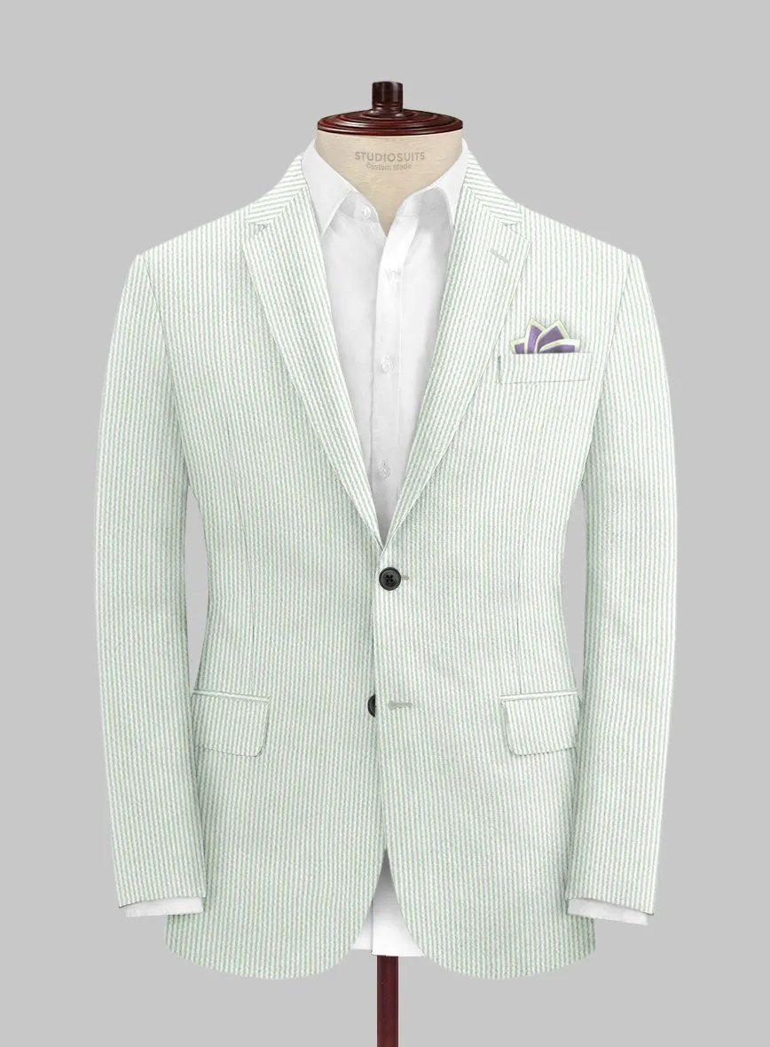 Light Green Seersucker Jacket