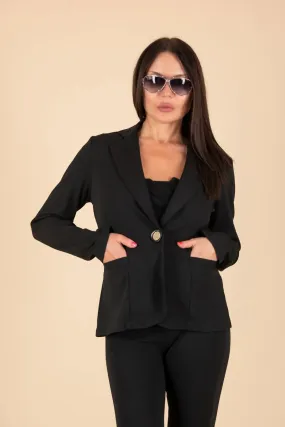 LILI Chic Black Sporty Blazer