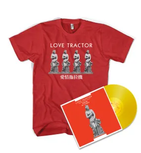 Love Tractor Tee   LP Bundle - Yellow Vinyl