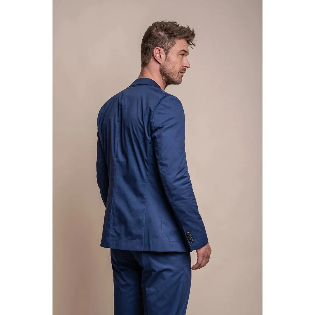 Mario - Men's Summer Blue Smart Blazer