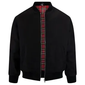 Mens Harrington Bomber Jacket - Black