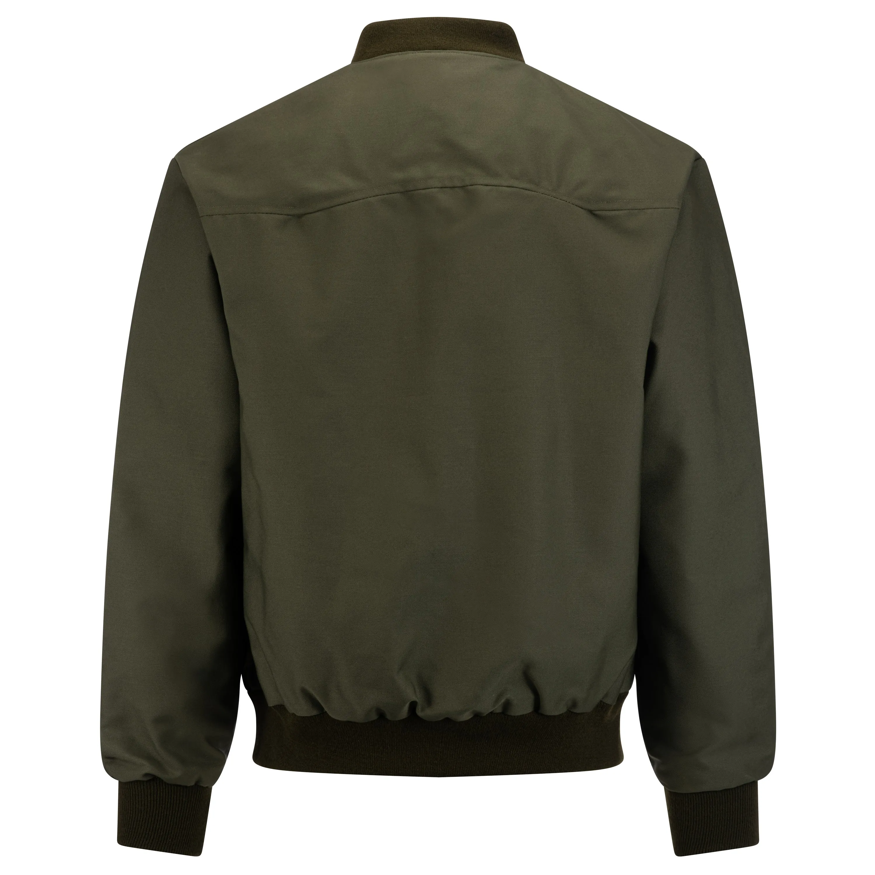 Mens Harrington Bomber Jacket - Olive