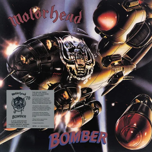 Motorhead ‎- Bomber (40th Anniversary Edition) NEW METAL 3XLP (boxset)